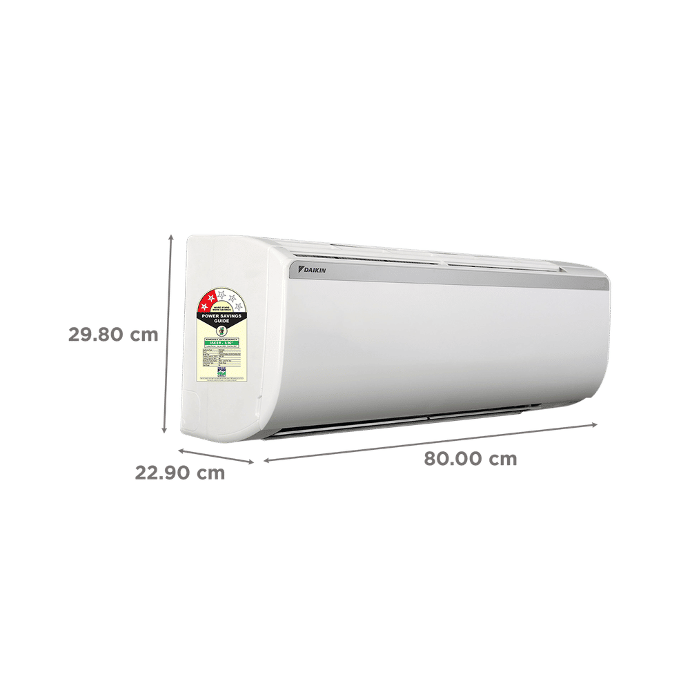 DAKIN 0.80 TON 2 STAR SPRIT AC (COPPER CONDENSER) PM 2.5 FILTER (FTQ28XV16WBA)