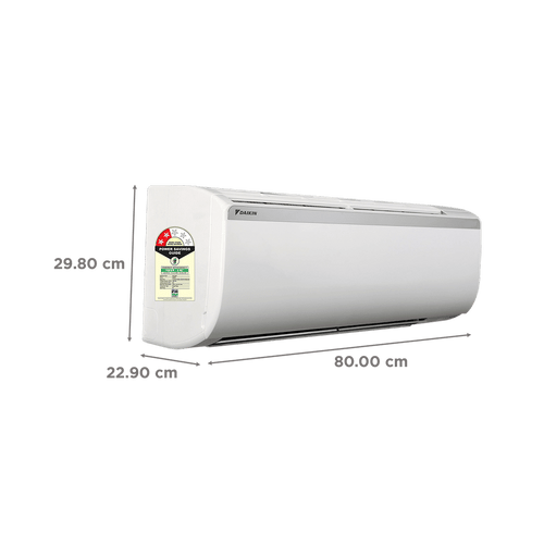 DAKIN 0.80 TON 2 STAR SPRIT AC (COPPER CONDENSER) PM 2.5 FILTER (FTQ28XV16WBA)
